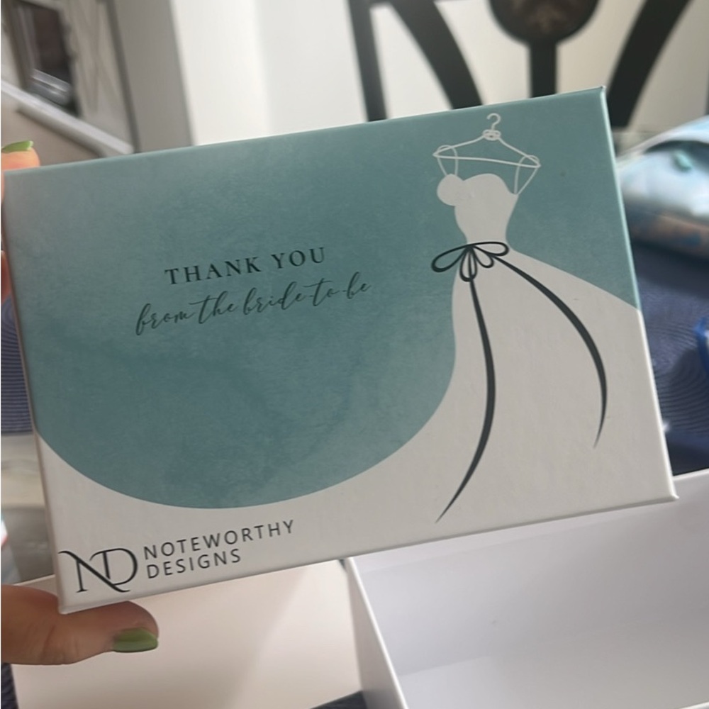 Noteworthy Designs Bridal Thank You Card Set